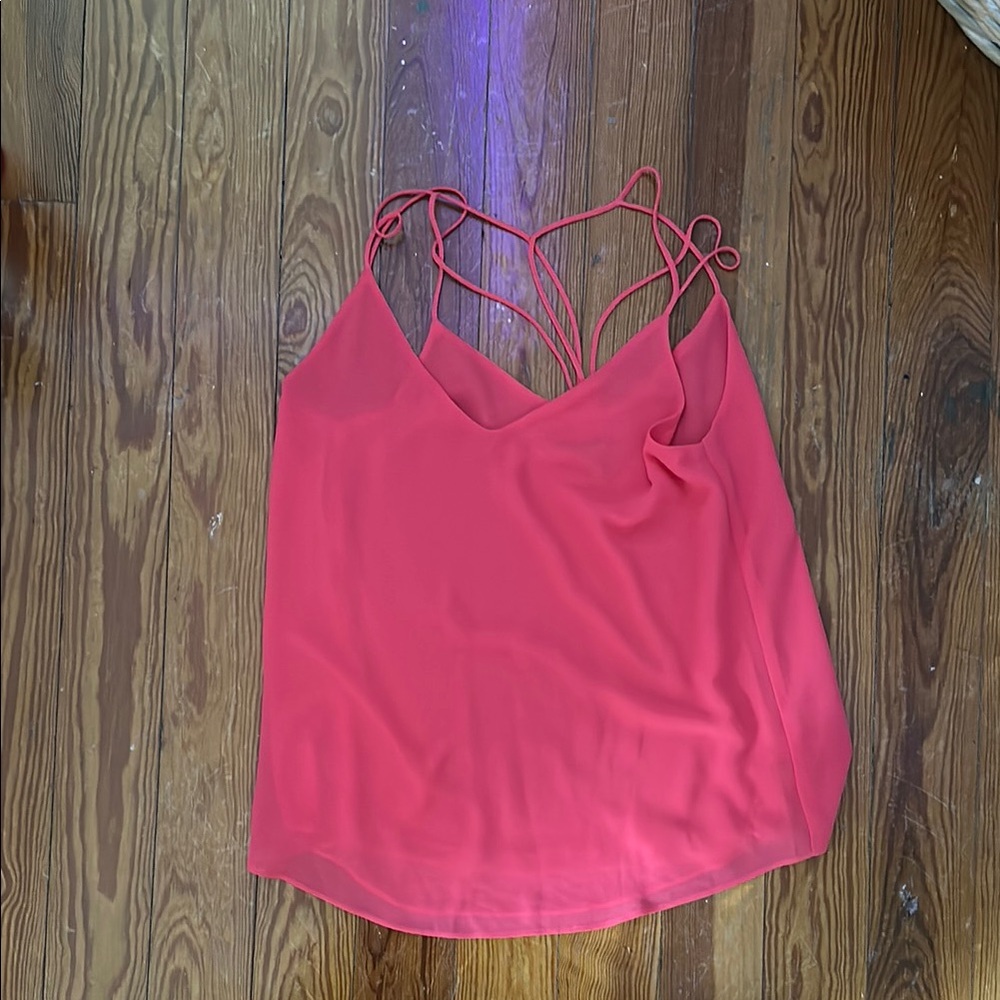 Elegant Pink Strappy Top